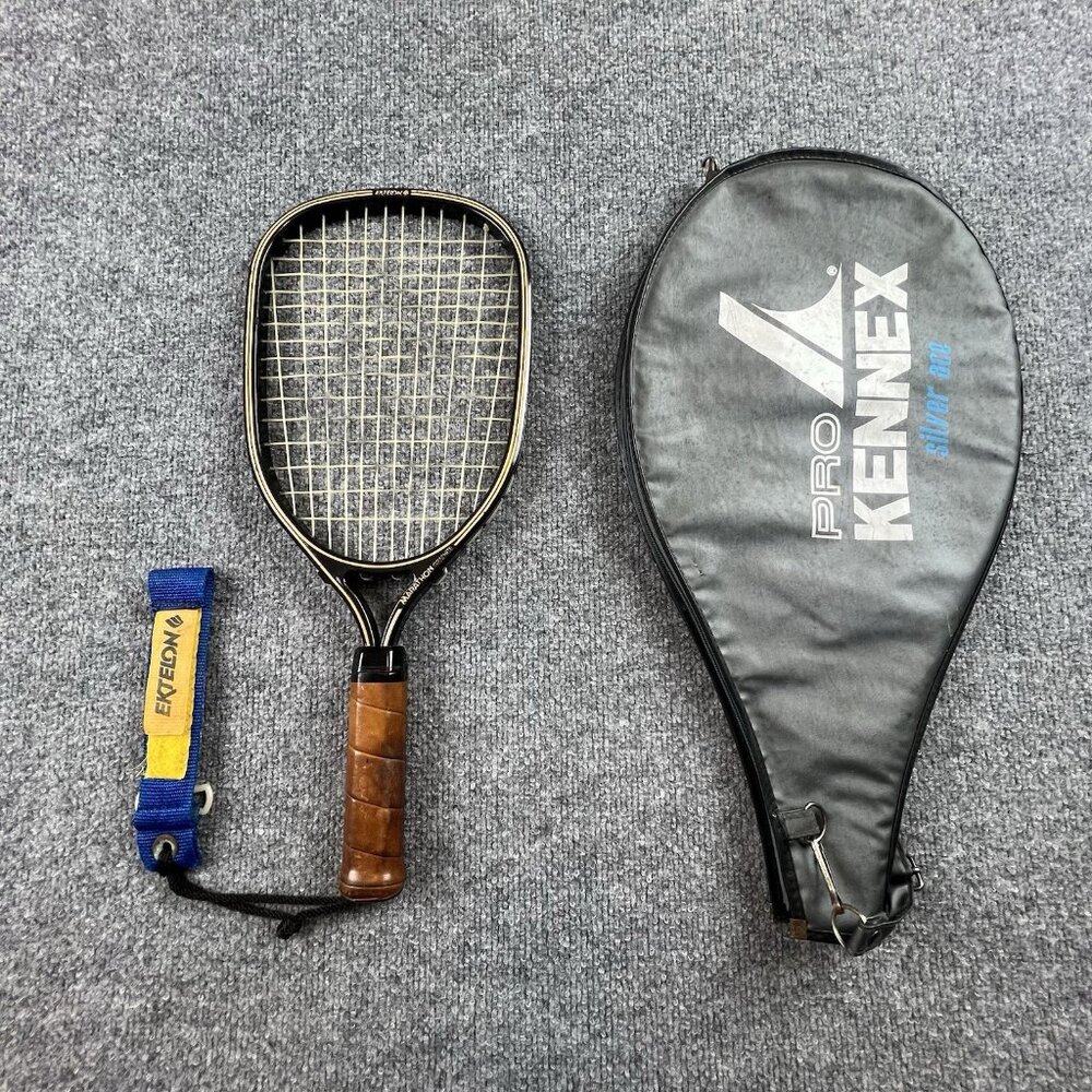 Ektelon Marathon Graphite Racquetball Racket 22” w/ Pro‎ Kennex Silver 200 Case